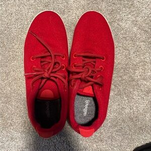 Allbirds Wool Runner's Men’s 9 Marinara Red